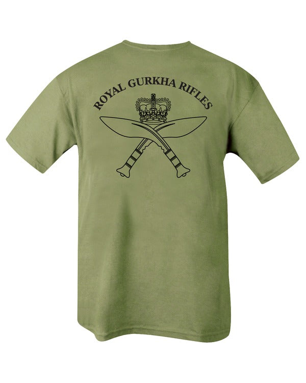 Royal Gurkha Rifles T-shirt - Olive green