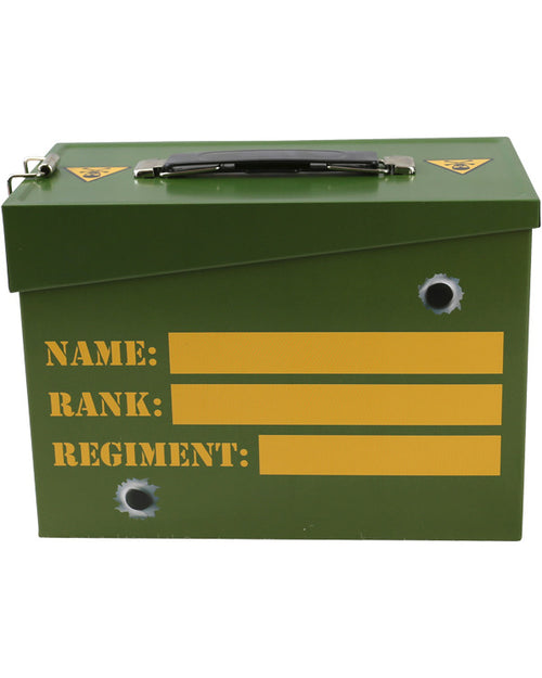Army style ammo tin for kids
