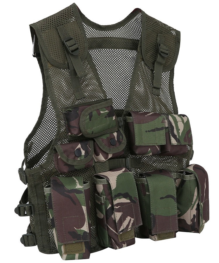 Kids army assault vest DPM
