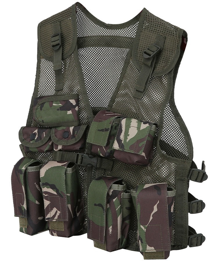 Kids army assault vest DPM