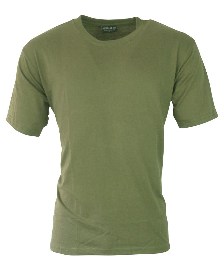 Military plain T-Shirt - Olive Green