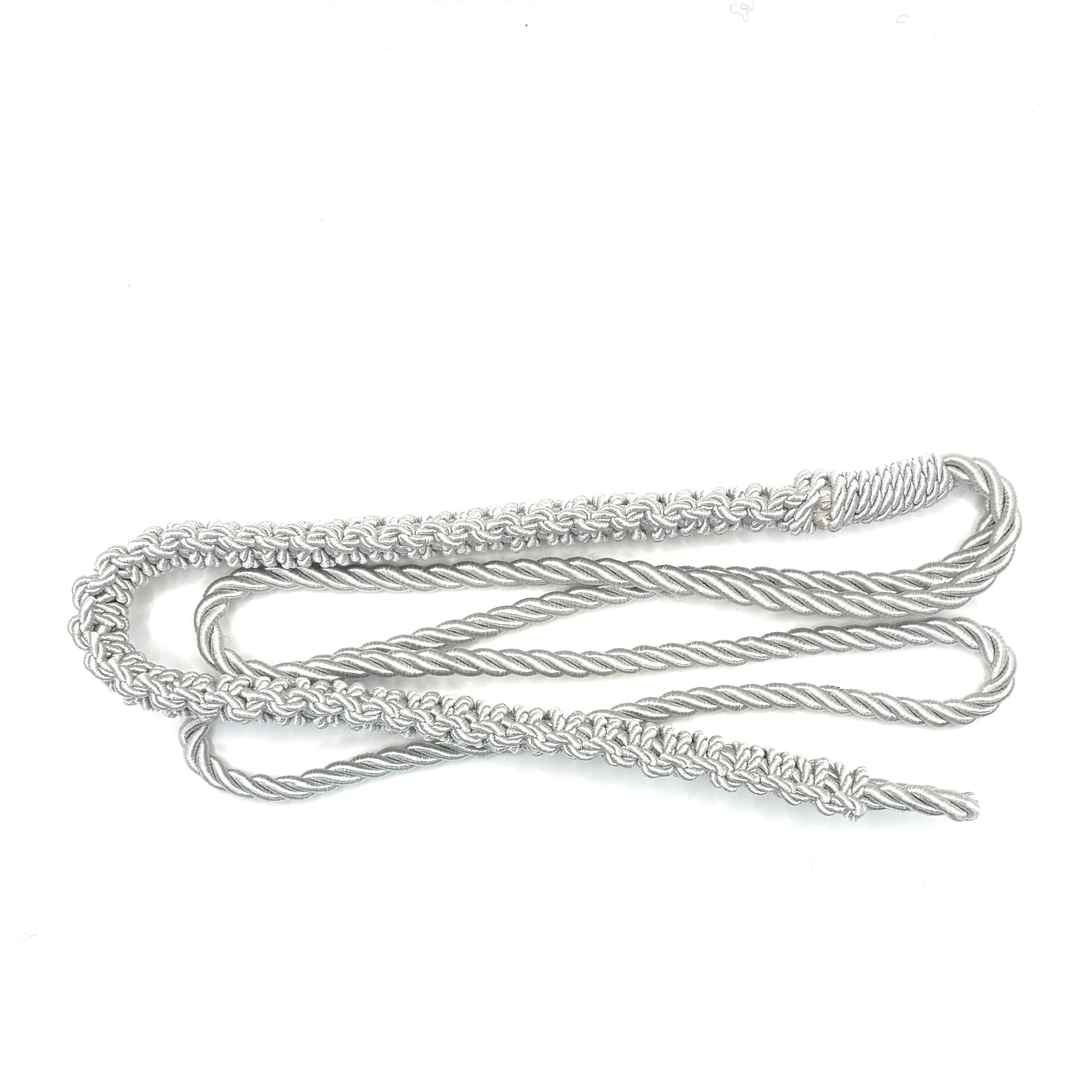Silver shoulder cords