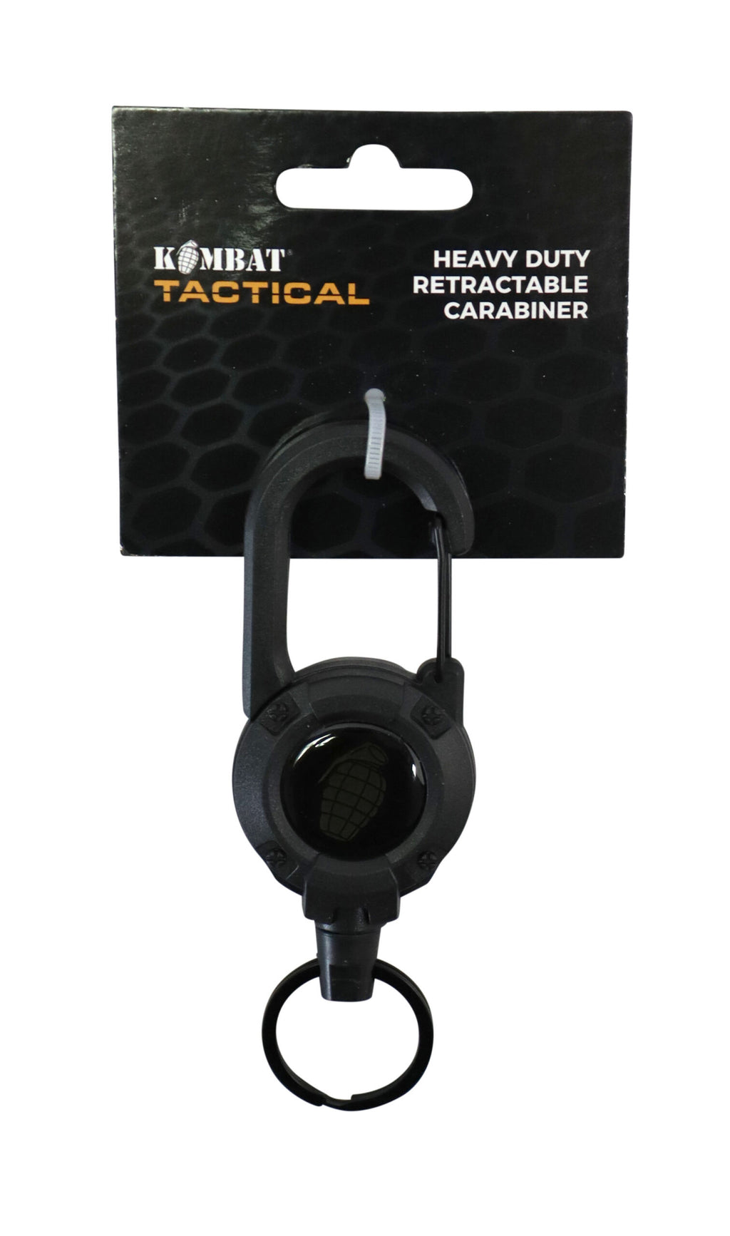 Heavy duty retractable carabiner