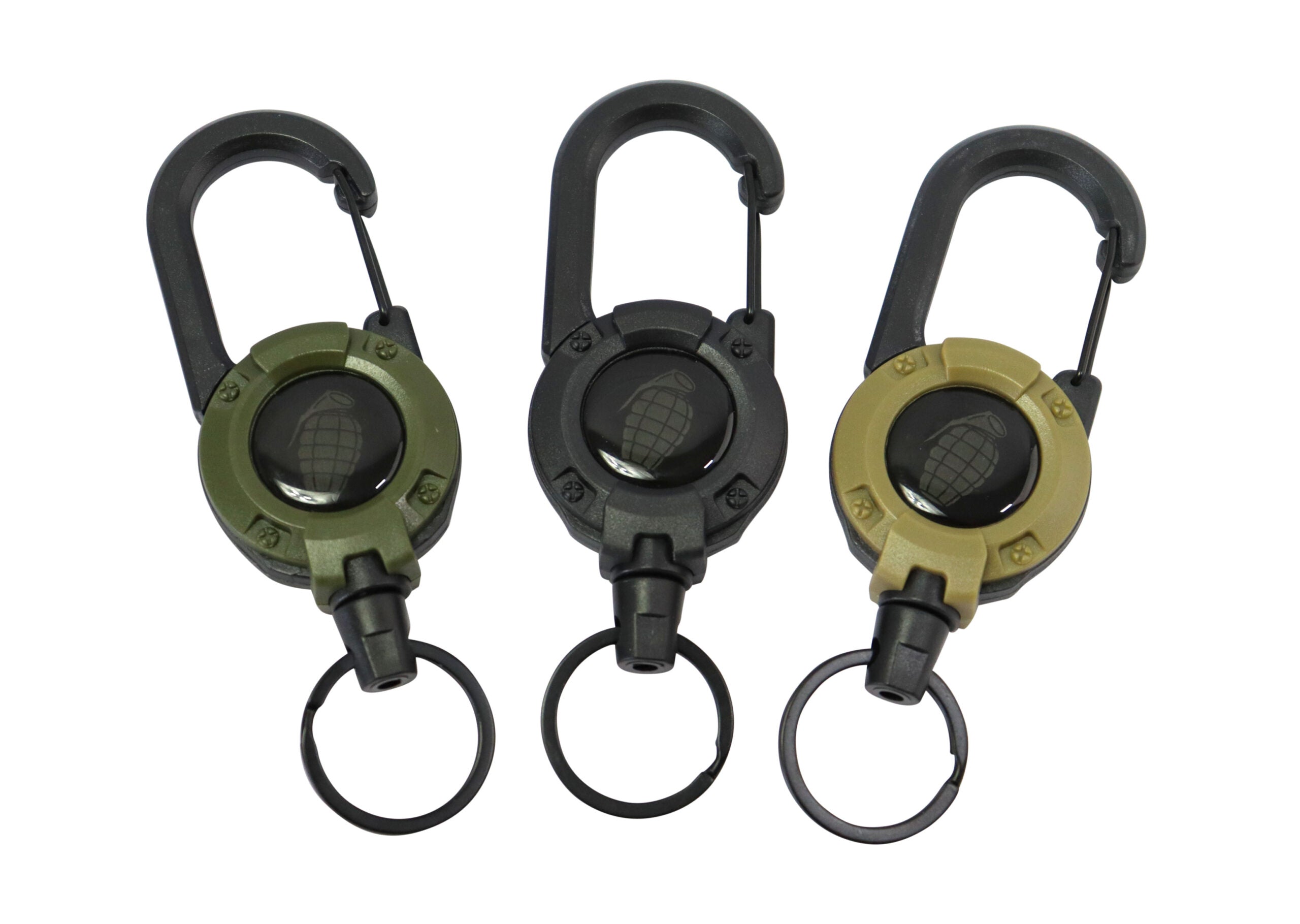 Heavy duty retractable carabiner