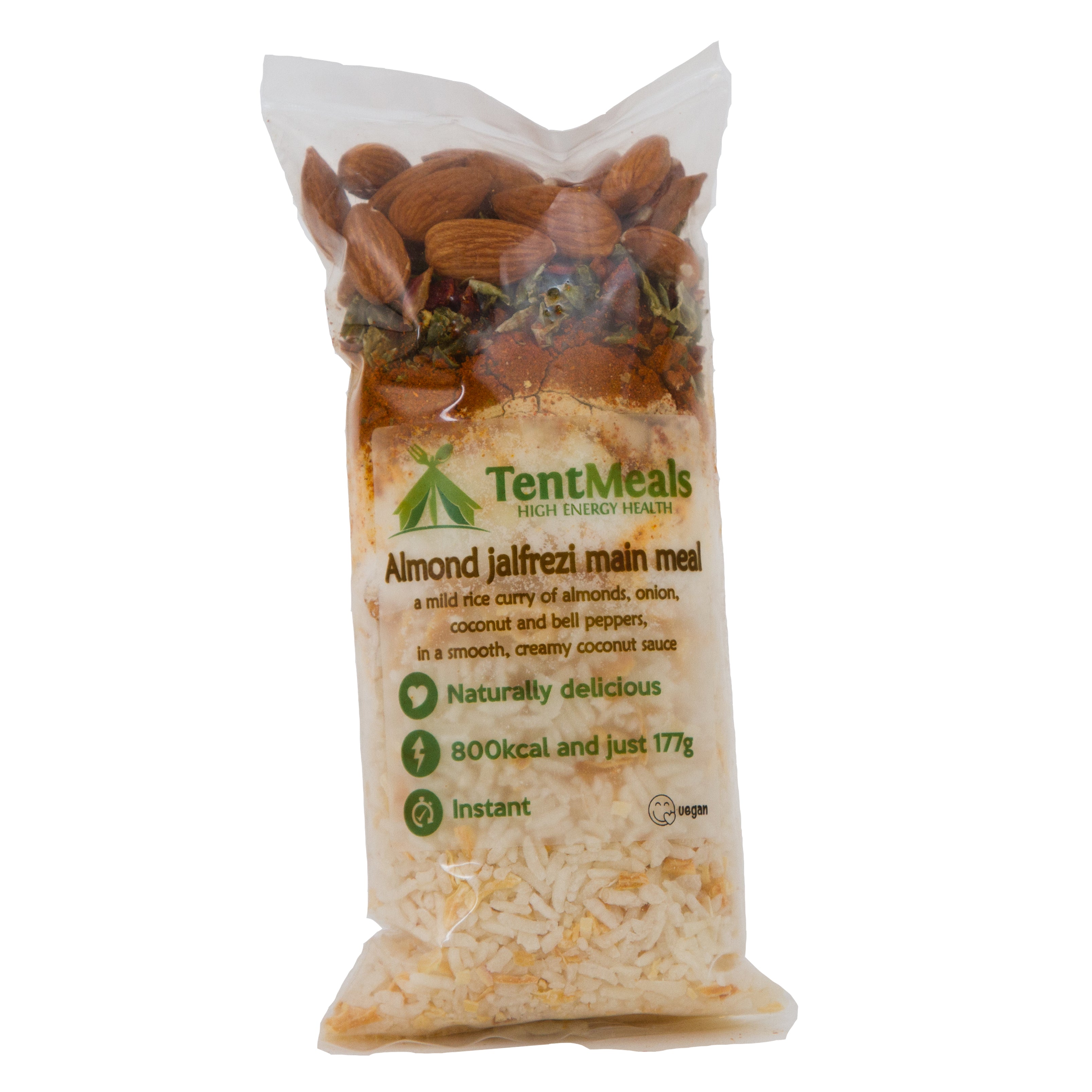 TentMeals Almond Jalfrezi main meal - 800kcal