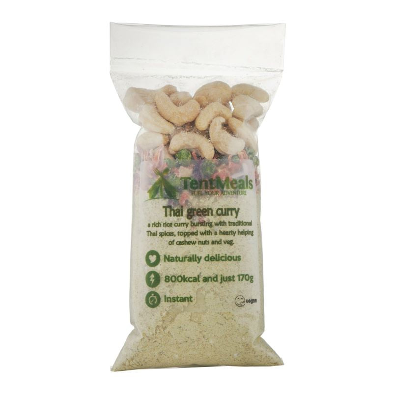 TentMeals Thai Green Curry main meal- 800kcal