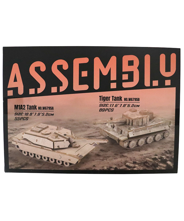 Wooden Model Tank Kits