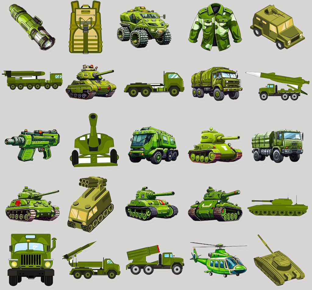 Sticker Set- Army