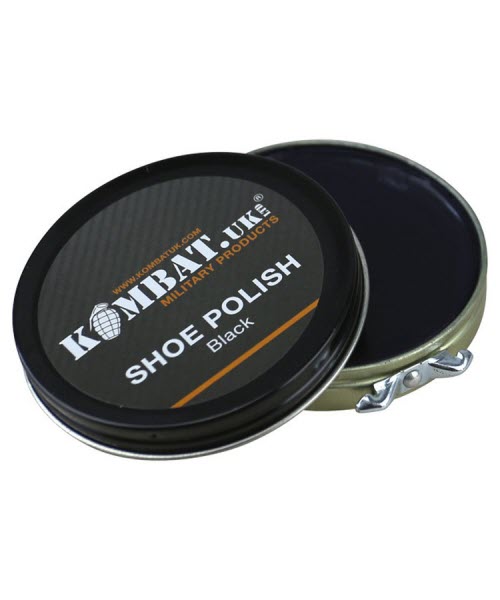 Black shoe polish