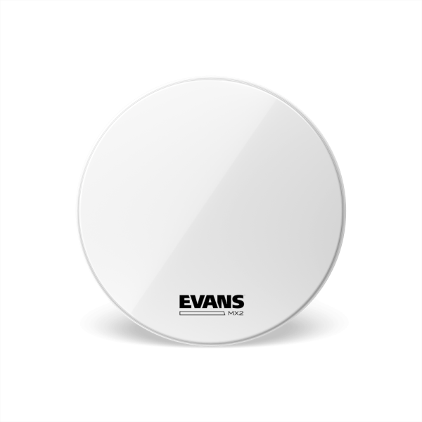 EVANS MX2 28" White Bass Drumhead